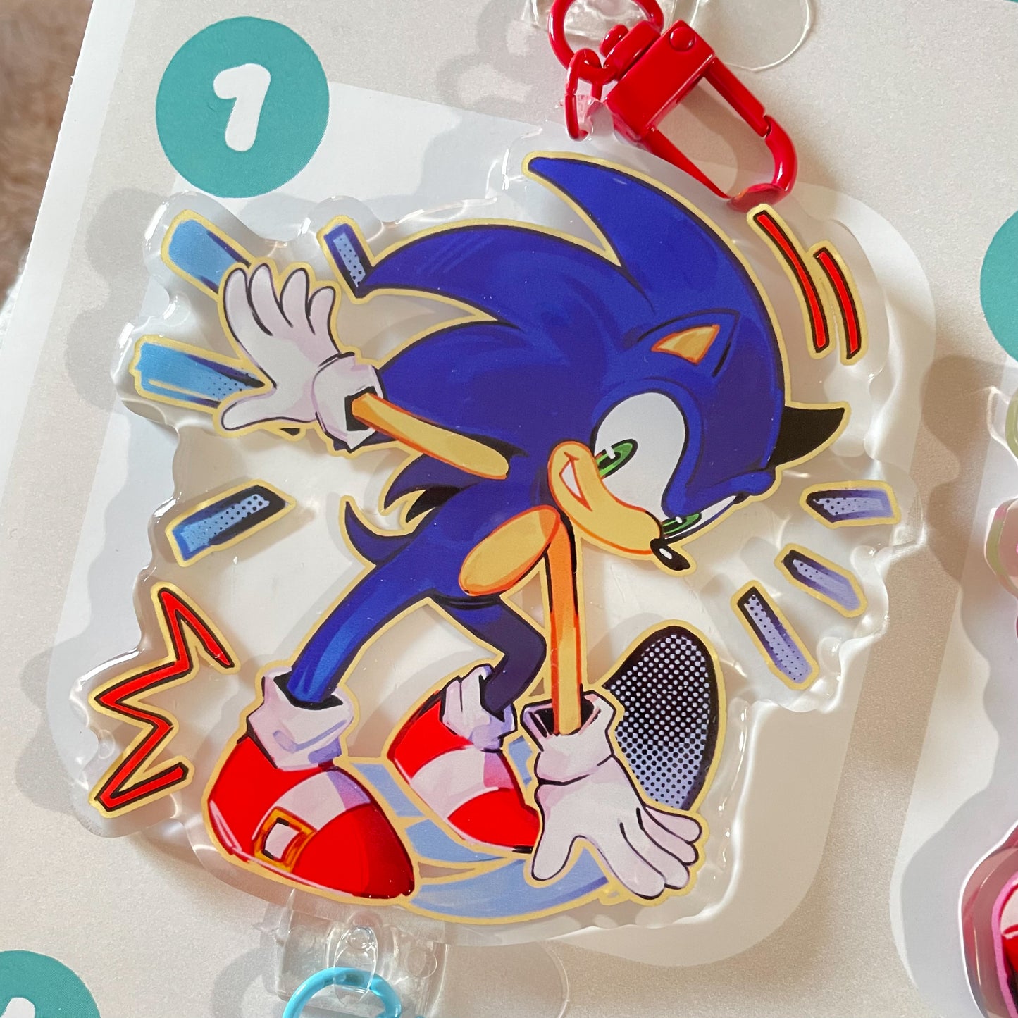 sonic keychain