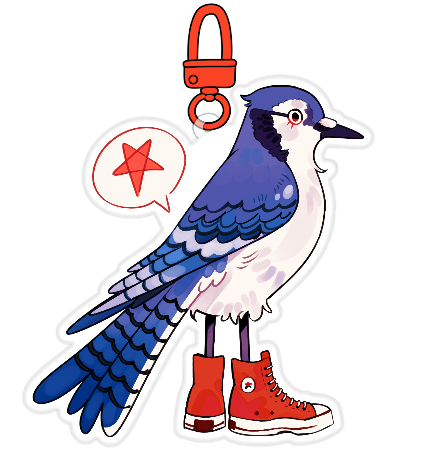 birds in boots charms