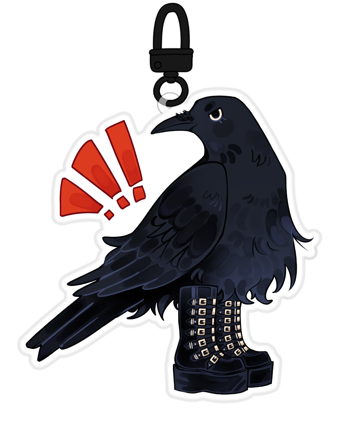birds in boots charms