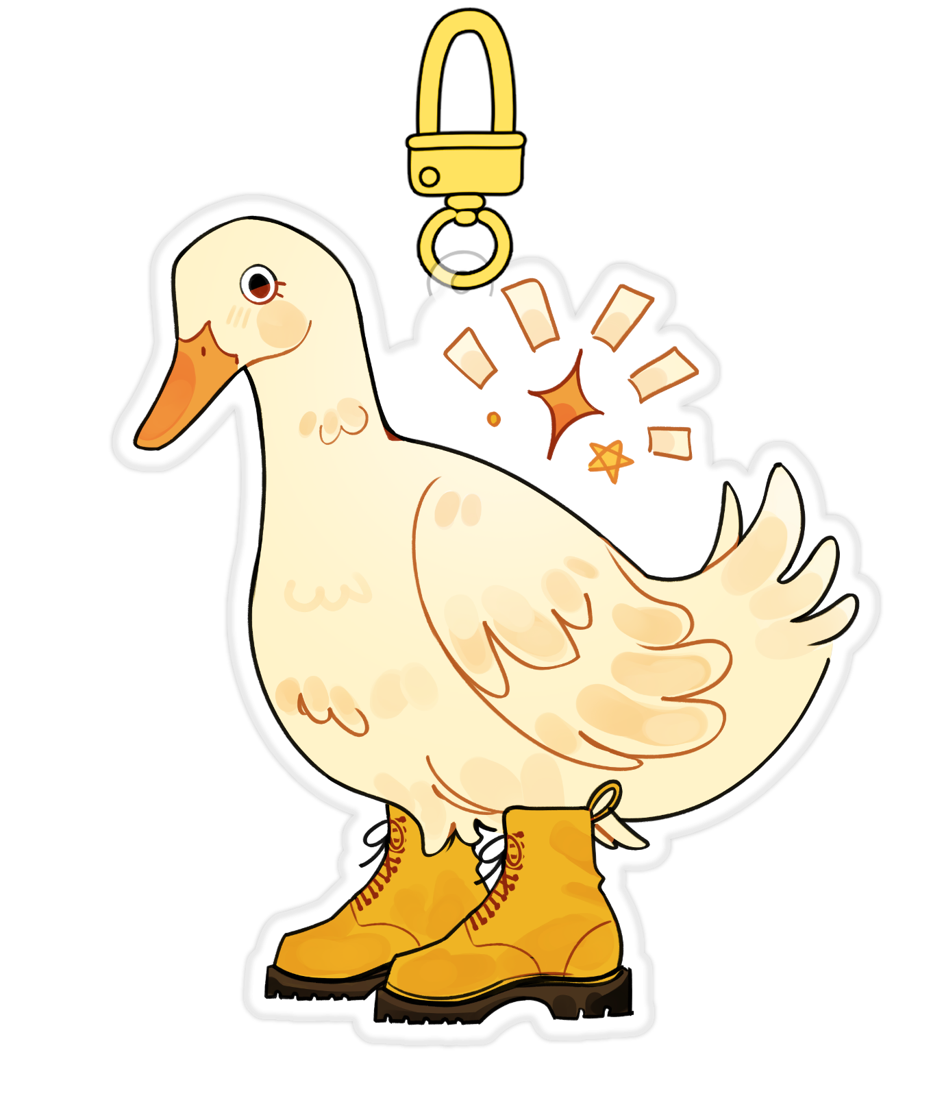 birds in boots charms