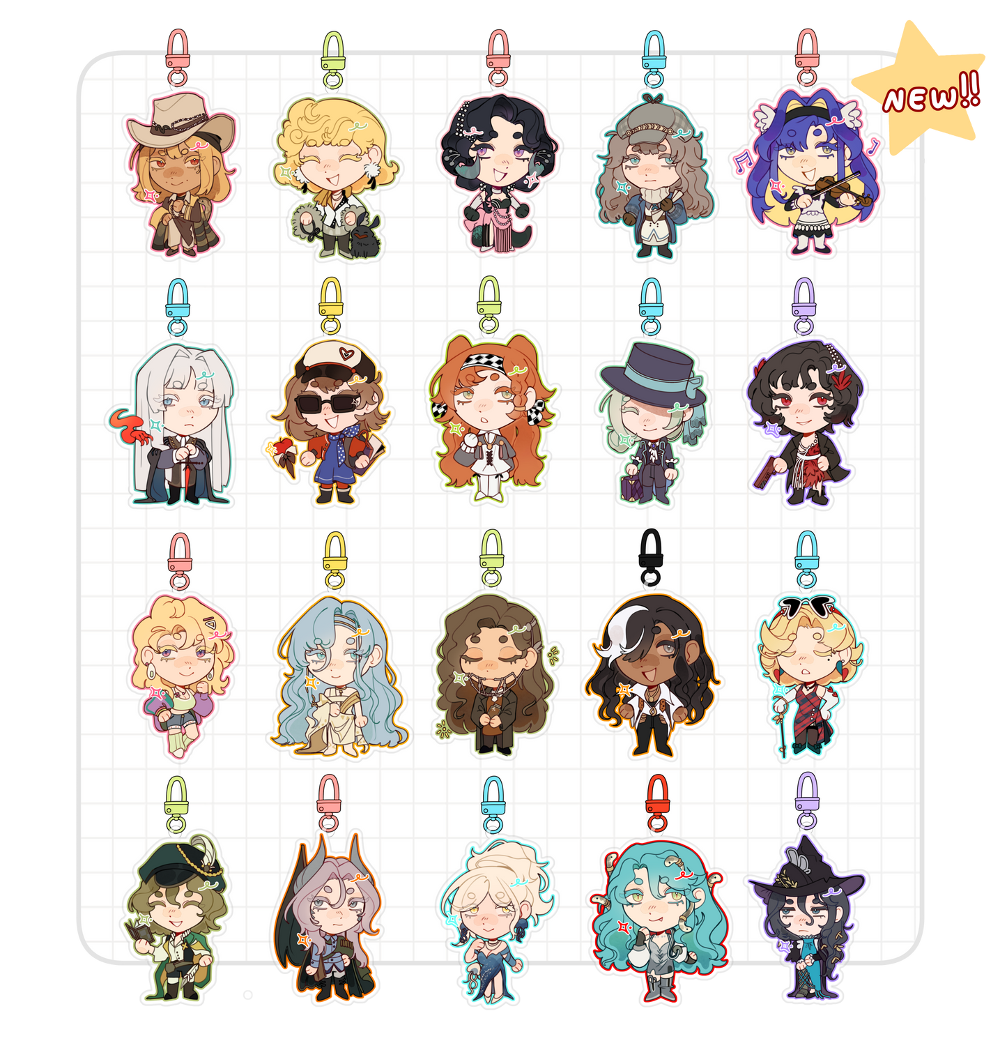 reverse: 1999 chibi charms