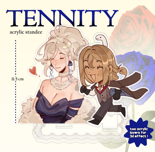 tennity acrylic standee