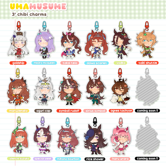 umamusume chibi charms